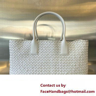 bottega veneta large cabat bag White / Vernis 2024