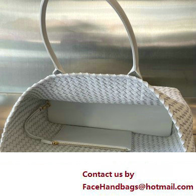 bottega veneta large cabat bag White / Vernis 2024