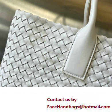 bottega veneta large cabat bag White / Vernis 2024