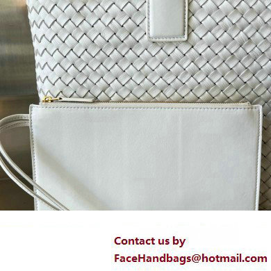 bottega veneta large cabat bag White / Vernis 2024