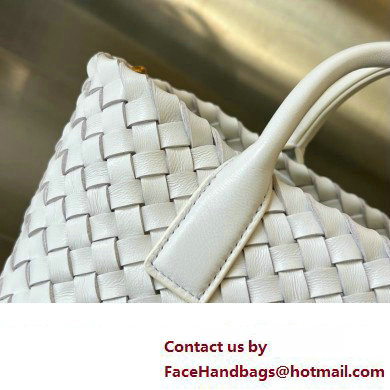 bottega veneta mini cabat bag White / Vernis 2024