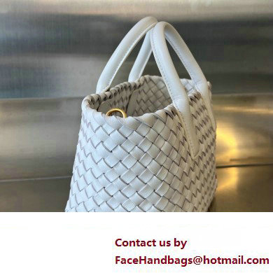 bottega veneta mini cabat bag White / Vernis 2024