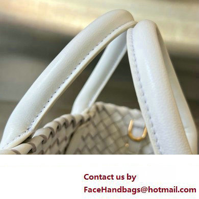 bottega veneta mini cabat bag White / Vernis 2024