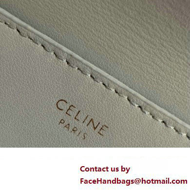 celine COMPACT WALLET WITH COIN TRIOMPHE in Shiny calfskin Light Lilac 10I653 2023