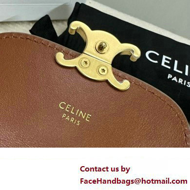 celine Small Wallet TRIOMPHE in TRIOMPHE CANVAS Grege 2024