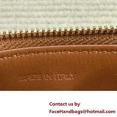 celine Zipped Card Holder in smooth lambskin Tan 10K583 2023