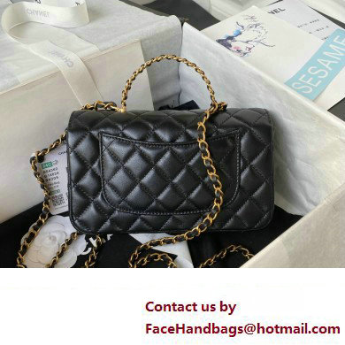 chanel LAMBSKIN Wallet on Chain bag AP4362 BLACK 2023