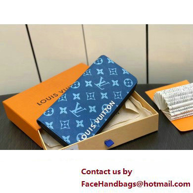 louis vuitton Brazza Wallet m82790 blue 2022