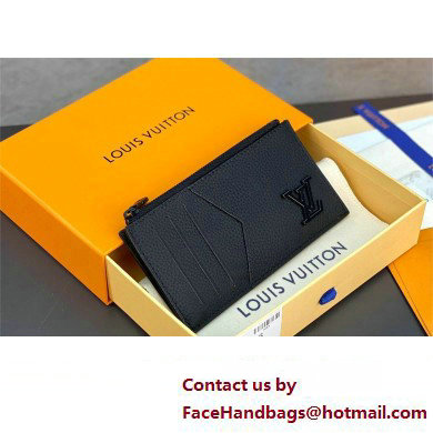 louis vuitton Coin Card Holder M82068 black 2023