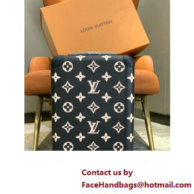 louis vuitton Horizon 55 SUITCASE M10256 Black/Beige 2024