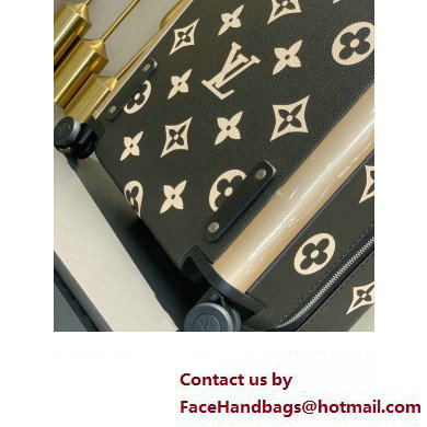 louis vuitton Horizon 55 SUITCASE M10256 Black/Beige 2024