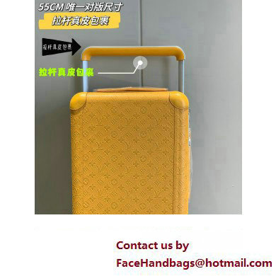 louis vuitton Horizon 55 SUITCASE M23630 jaune mat 2024