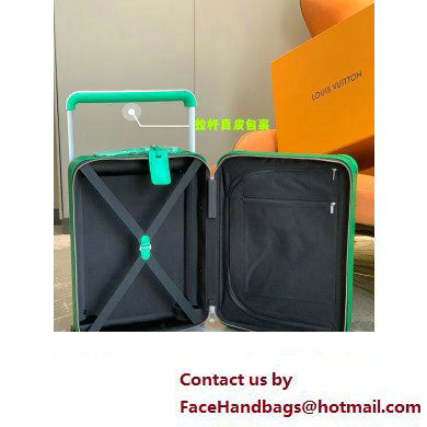 louis vuitton Horizon 55 SUITCASE M23633 green 2024