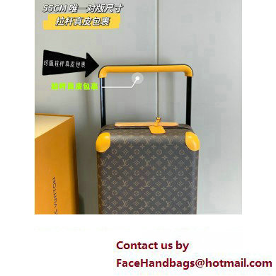 louis vuitton Horizon 55 SUITCASE M46762 jaune mat 2024