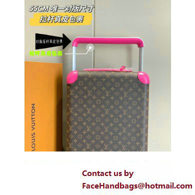 louis vuitton Horizon 55 SUITCASE M46778 fuchsia 2024