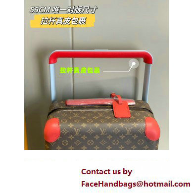 louis vuitton Horizon 55 SUITCASE M46778 red 2024