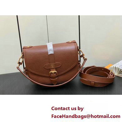 louis vuitton Saumur BB bag in EPI leather cognac M23470 2023