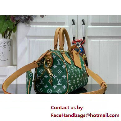 louis vuitton Speedy Bandouliere 25 bag GREEN M24423 2024 - Click Image to Close