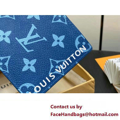 louis vuitton slender wallet M82798 blue 2023