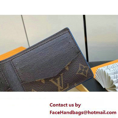 louis vuitton slender wallet M82798 blue 2023