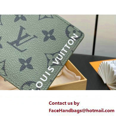 louis vuitton slender wallet M82798 green 2023