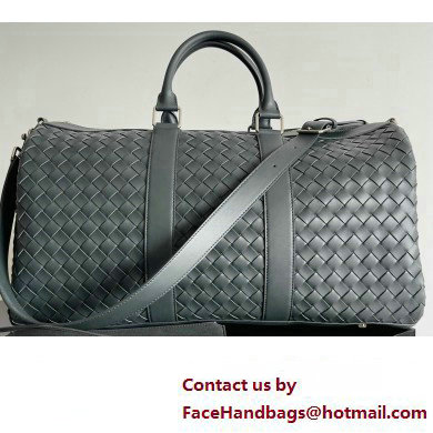 Bottega Veneta Medium Intrecciato Duffle Intrecciato leather Bag Dark Green