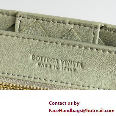 Bottega Veneta Small Andiamo Intrecciato leather top handle Bag TRAVERTINE With Chain 2024