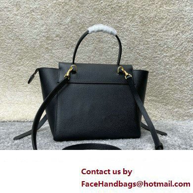 CelineNano Belt bag in grained calfskin black 2024