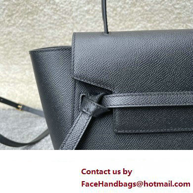 CelineNano Belt bag in grained calfskin black 2024