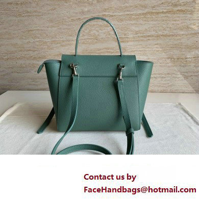 CelineNano Belt bag in grained calfskin green 06 2024