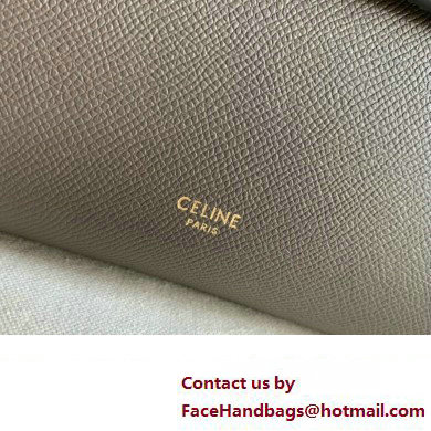 CelineNano Belt bag in grained calfskin gris etain 2024