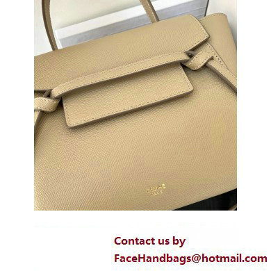 CelineNano Belt bag in grained calfskin khaki 2024