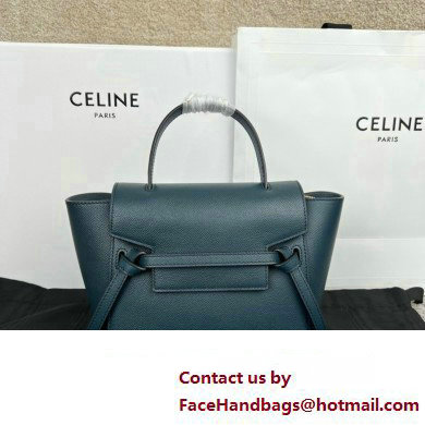 CelineNano Belt bag in grained calfskin navy blue 2024 - Click Image to Close