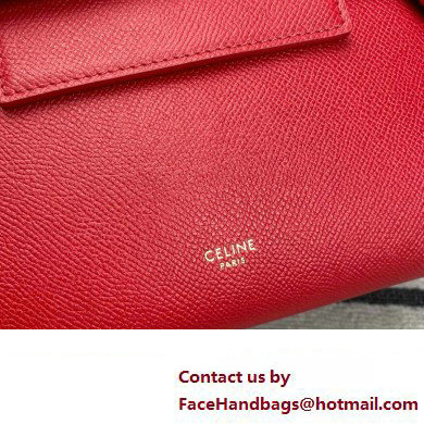 CelineNano Belt bag in grained calfskin red 2024