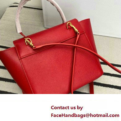 CelineNano Belt bag in grained calfskin red 2024