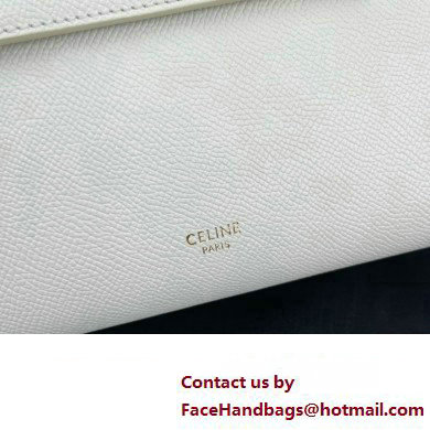 CelineNano Belt bag in grained calfskin white 2024