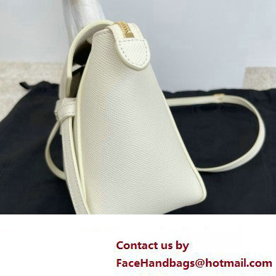 CelineNano Belt bag in grained calfskin white 2024