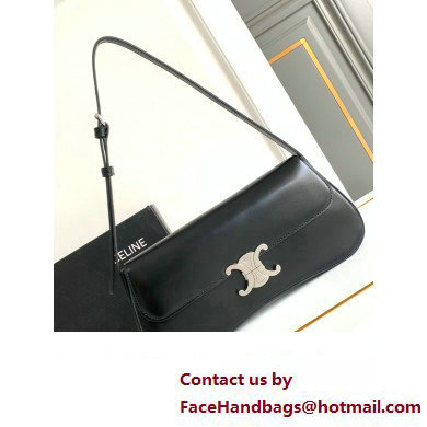 Celine MEDIUM LOLA BAG in shiny calfskin Black 2024 - Click Image to Close