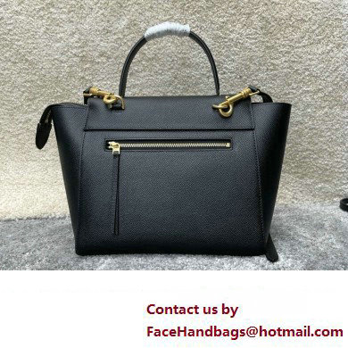 Celine MICRO Belt bag in grained calfskin BLACK 2024