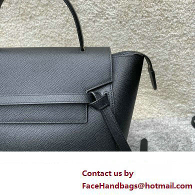 Celine MICRO Belt bag in grained calfskin BLACK 2024