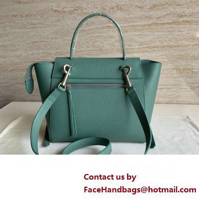 Celine MICRO Belt bag in grained calfskin BLUE 02 2024