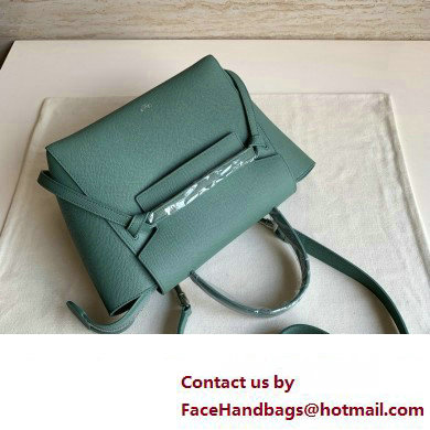 Celine MICRO Belt bag in grained calfskin BLUE 02 2024