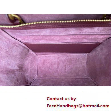 Celine MICRO Belt bag in grained calfskin BURGUNDY 2024