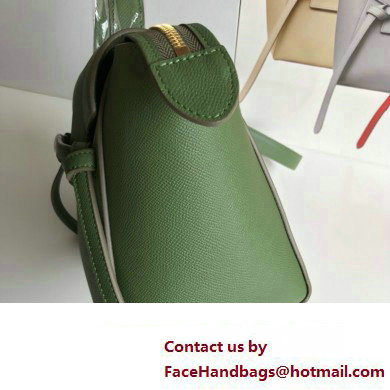 Celine MICRO Belt bag in grained calfskin GREEN 01 2024