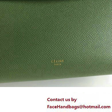 Celine MICRO Belt bag in grained calfskin GREEN 01 2024