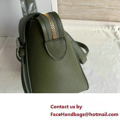 Celine MICRO Belt bag in grained calfskin GREEN 02 2024