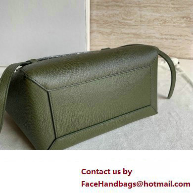 Celine MICRO Belt bag in grained calfskin GREEN 02 2024