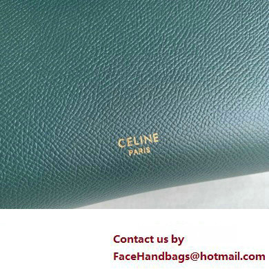 Celine MICRO Belt bag in grained calfskin GREEN 03 2024