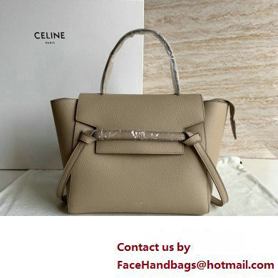 Celine MICRO Belt bag in grained calfskin KHAKI 2024