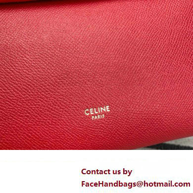 Celine MICRO Belt bag in grained calfskin RED 2024